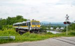 Le Train du Massif eastbound with a pair of Baureihe 628-2